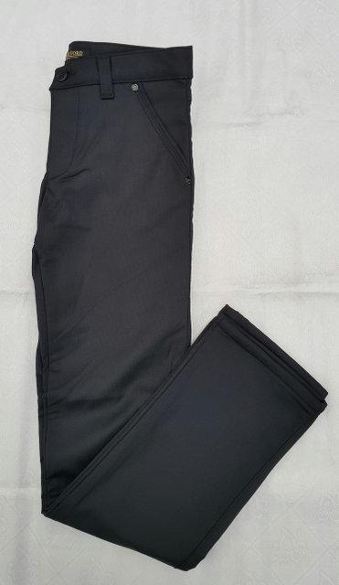 Чёрные турецкие утеплённые брюки на мальчиков 152,158 роста - фото 1 - id-p792777952