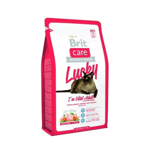 Brit Care Lucky Vital Adult сухий корм для дорослих кішок 7КГ