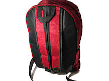 Оксамитовий рюкзак спортивного стилю Kipling, фото 2