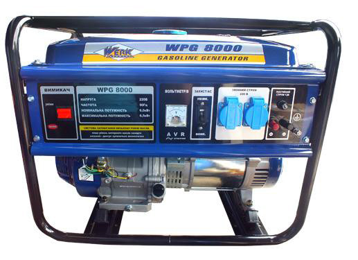 Генератор бензиновий Werk WPG8000 (6,5 кВт)
