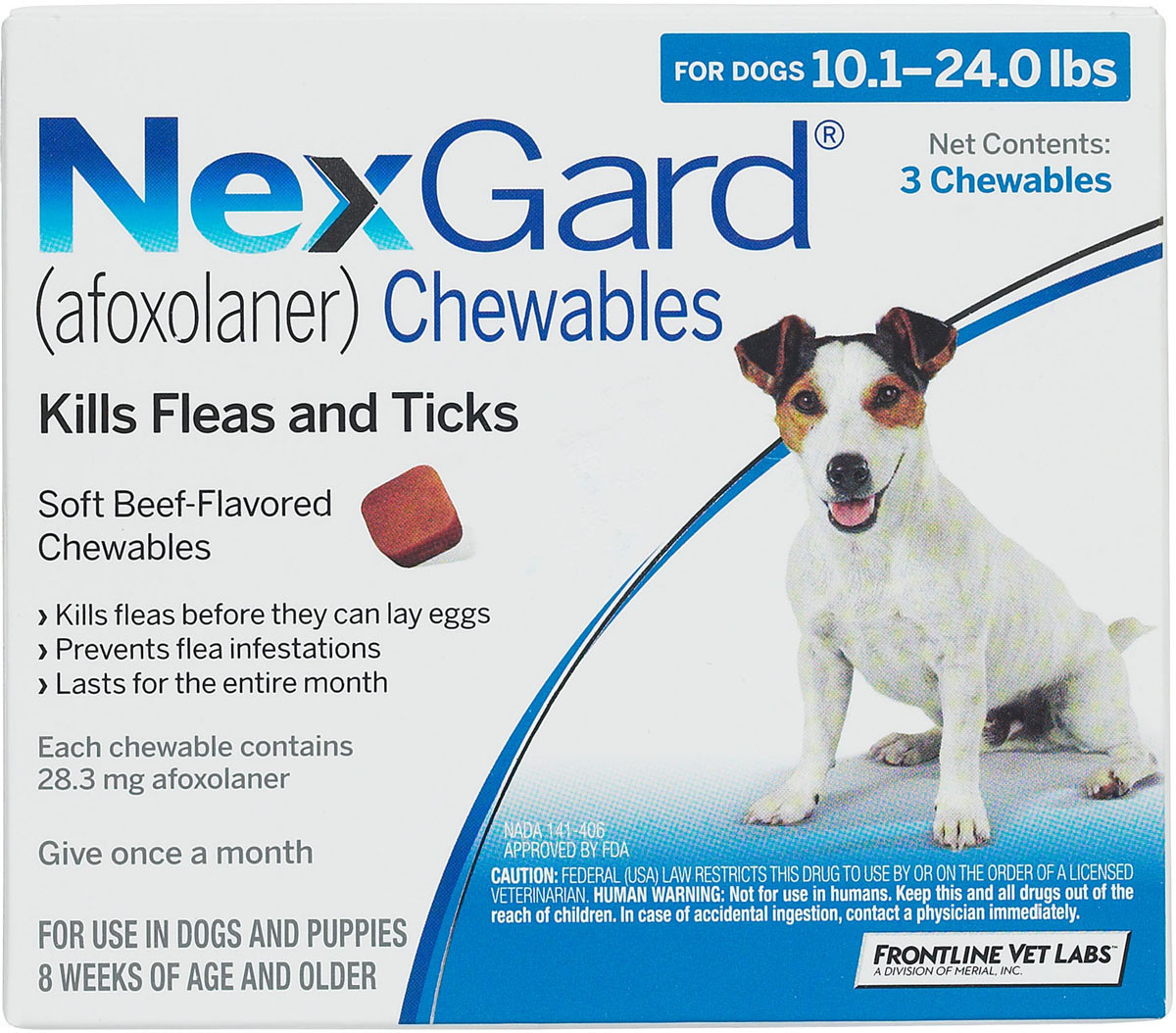 NexGard M жувальна таблетка від кліщів і бліх для собак вагою від 4 до 10 кг