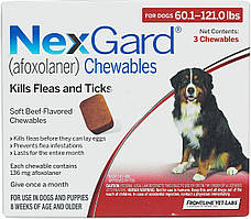 NexGard XL жувальна таблетка від кліщів і бліх для собак вагою від 25 до 50 кг