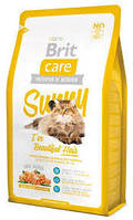 Brit Care Sunny Beautiful Hair сухий корм для здорової шкіри та гарної шерсті кішок 0,4КГ