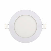 Світлодіодна Панель кругла врізна HOROZ ELECTRIC "Slim - 6" 6W 6400K