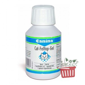 Canina Cat Felltop Gel вітаміни для кішок з проблем з шерстю та шкірою