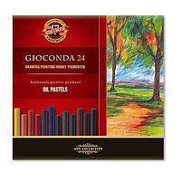 Крейда-пастель олійна суха "Koh-i-noor" 8354 "Gioconda"or 24кол , шт