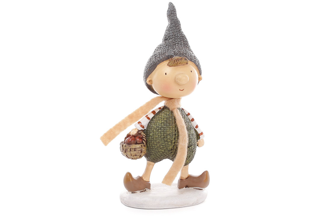 Декоративна фігурка Хлопчик 13 см, полістоун, у пакованні 1 шт. (831-205)