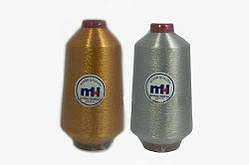 Нитки металізовані люрекс для машинної вишивки (20000м) MH industry Срібло