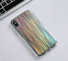 Силіконовий лазерний чохол для Apple iPhone X/XS
