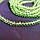 Кришталева намистина, "рондель", світло-зелена, 4х6 мм, фото 2