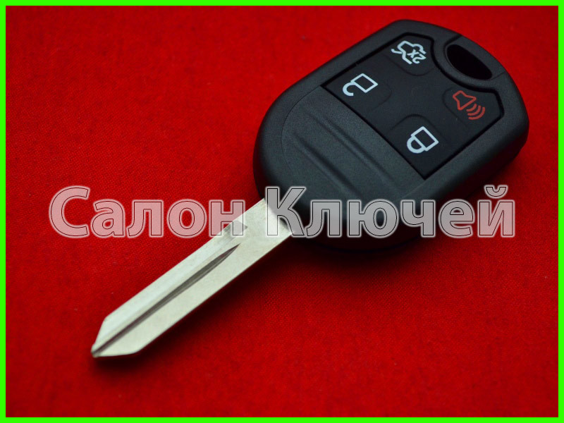 Ключ Ford Fusion Taurus Mustang Explorer Escape Edge USA 2008-2015 3+1 кнопки 315Mhz 4D 80Bit FO39, фото 1