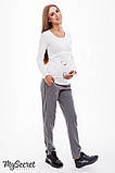Штани для вагітних DOMINICA TR-38.032 сірий меланж, фото 2