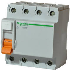 ПЗВ ВД63 4P 63А 30 мА Schneider Electric (диференціальний вимикач)