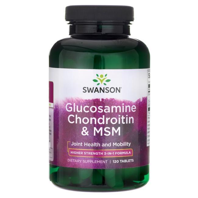 MSM Glucosamine, Chondroitin  Глюкозамін, Хондроїтин 500/400/200 mg, 120 таблеток