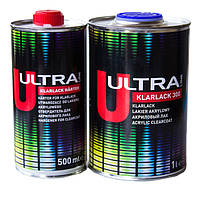 Лак автомобільний акриловий Novol ULTRA LINE з затверджувачем 2+1 комплект 1.5 л