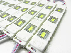 Світлодіодний модуль №92 MTK-5730-3Led-W-1W Plastic SMD5730 IP65 білий