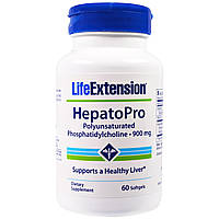 Гепатопро, Здоровье печени, фосфатидилхолин, Life Extension, 900 мг, 60 капсул