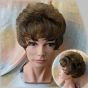 Перука кучерява пишна з термоволосся "П'ЄХА" русявий FLORA Dr-10