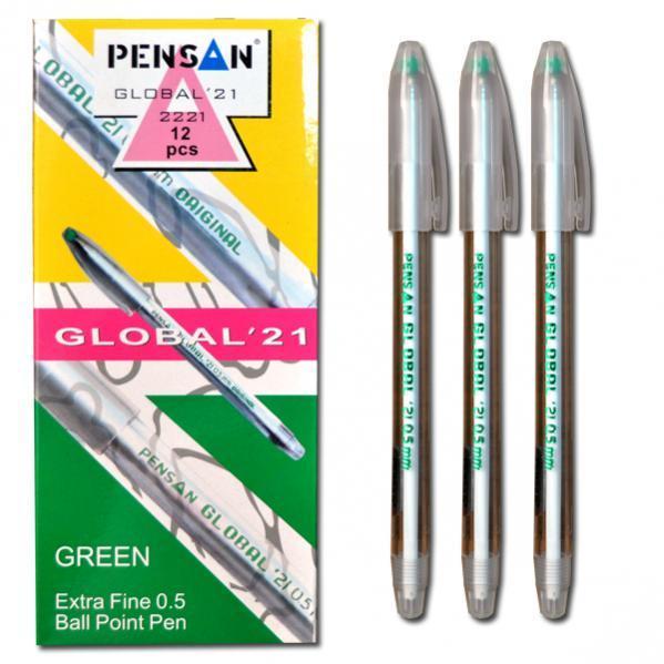 Ручка Global зелена