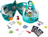 Великий набір Октонавти Напівнункова зона з Шовлінгтоном Fisher-Price Octonauts Midnight Zone Gup-A Playset, фото 3