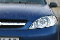 Chevrolet Lacetti хэтчбек - установка би-ксеноновых линз Moonlight G6/Q5 3,0" D2S H4 в фары