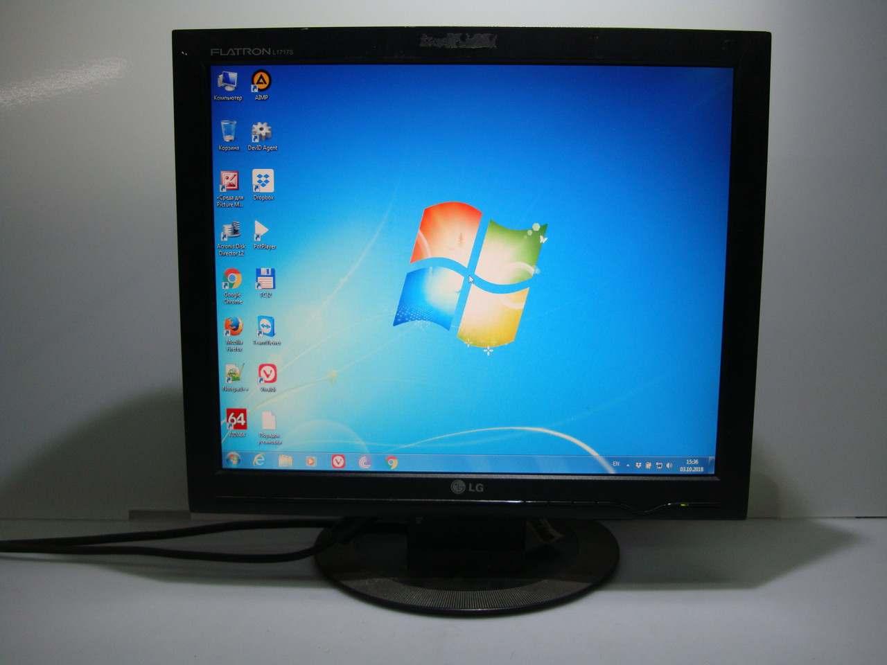 Монітор жк недорогий LG Flatron L1717S-BN 17", фото 1