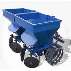 Картоплесаджалка КС-14 на мототрактор з бункером під добрива