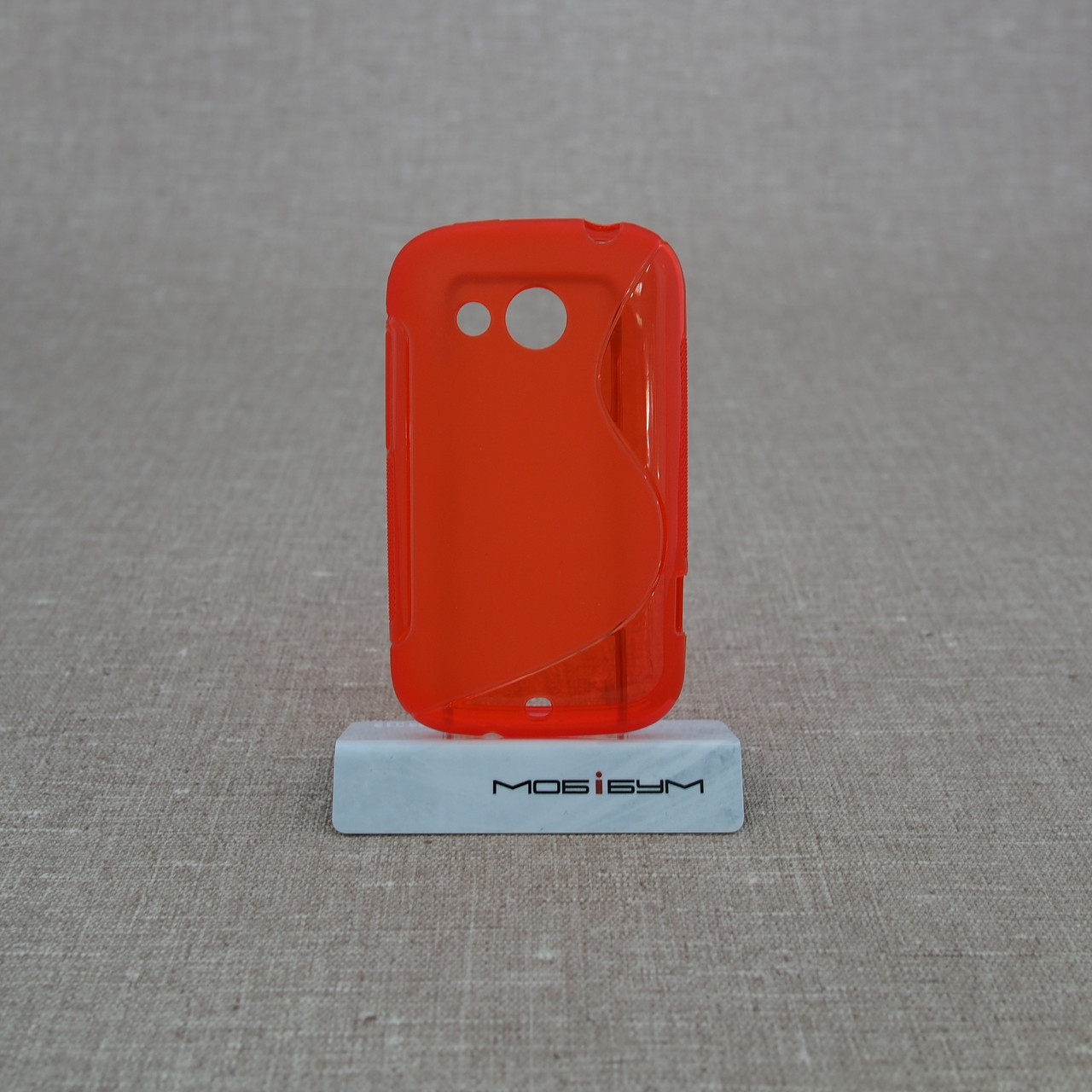 Чехол TPU Duotone HTC Desire C red, фото 1