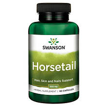 Хвощ польовий,Мочогінний, Horsetail, Swanson, 500 мг, 90 капсул