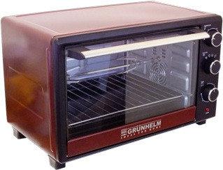 Електродуховка GRUNHELM GN33ARC (бордо) 33л, конвекція