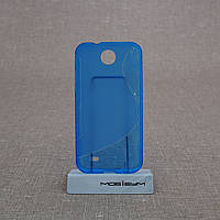 Чехол TPU Duotone HTC Desire 300 blue