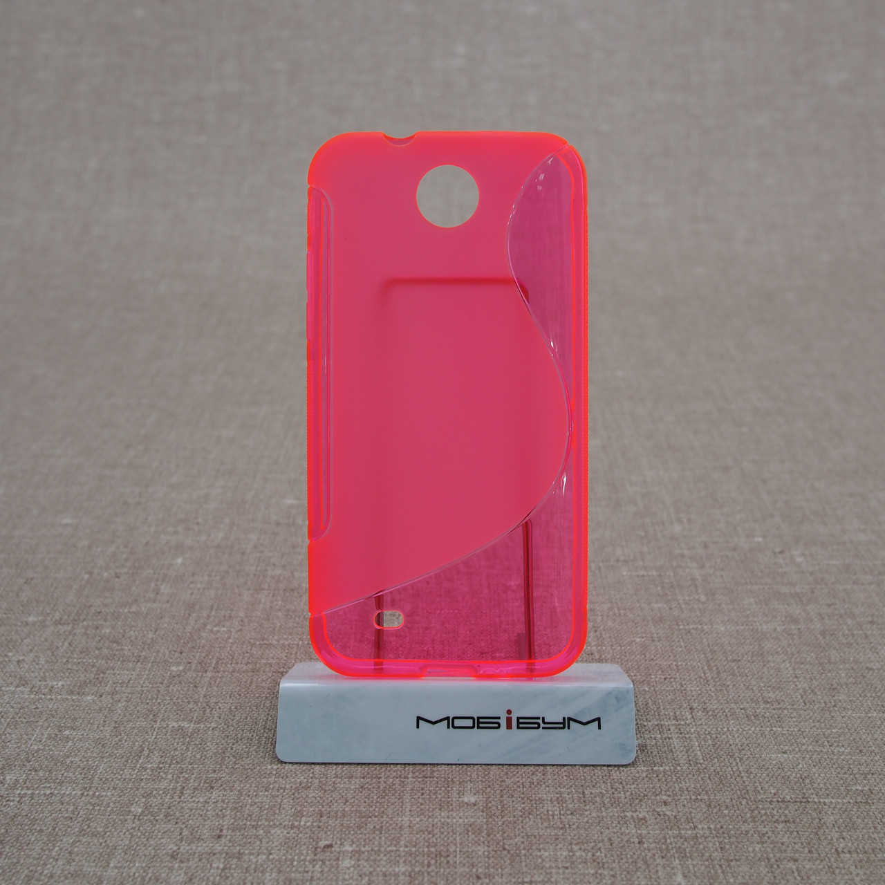 Чехол TPU Duotone HTC Desire 300 pink, фото 1