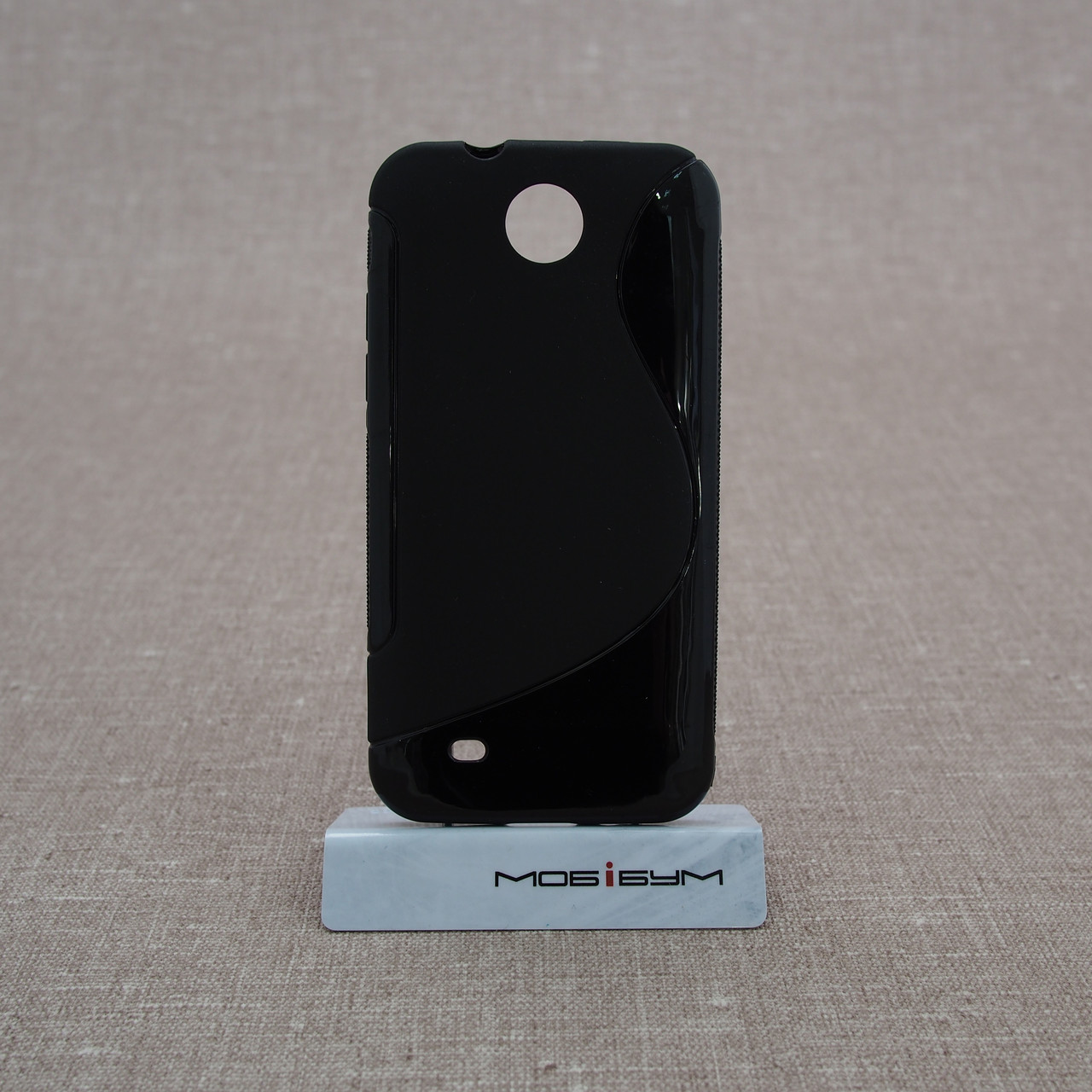 Чехол TPU Duotone HTC Desire 300 black, фото 1