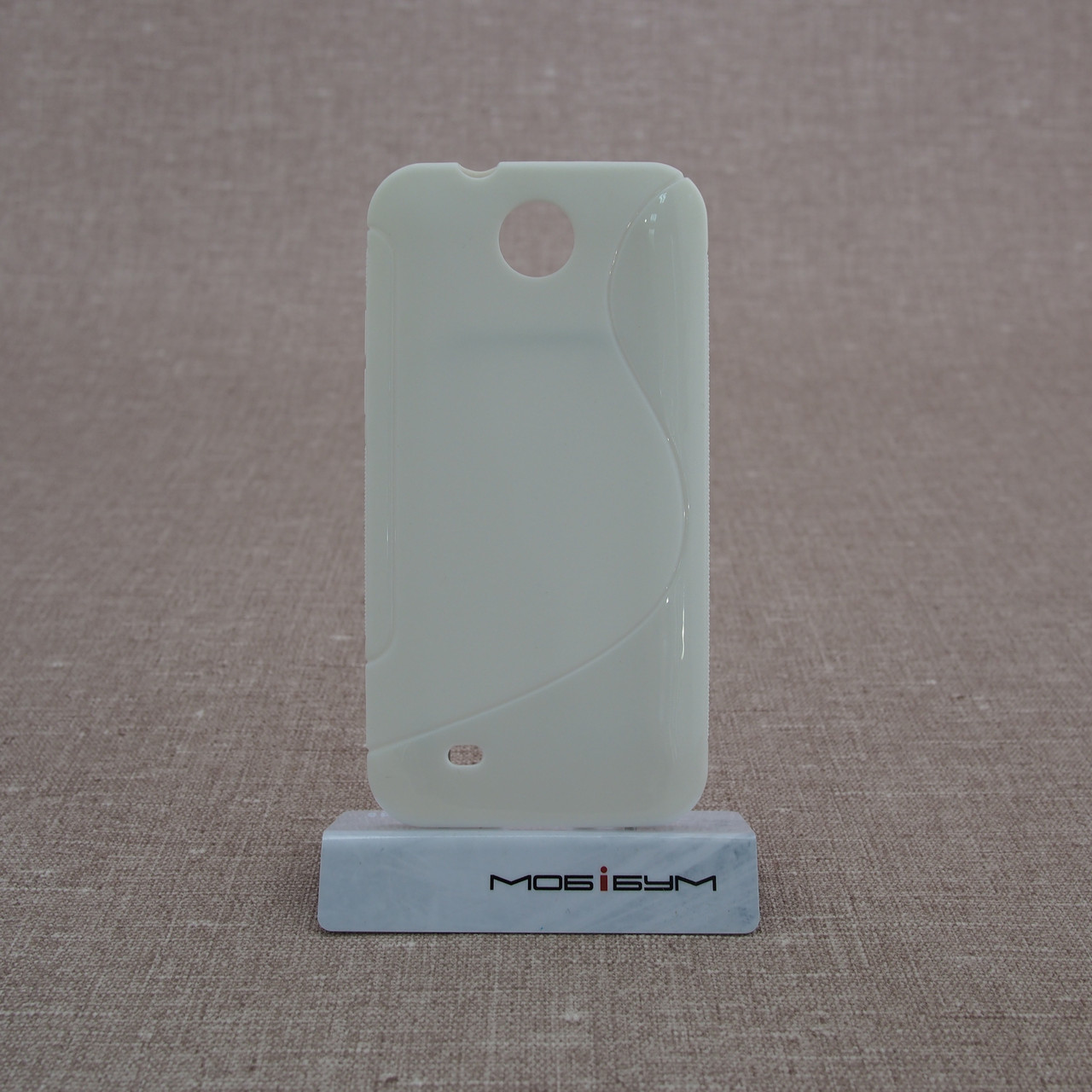 Чехол TPU Duotone HTC Desire 300 white, фото 1