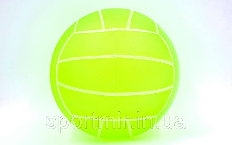 М'яч гумовий Волейбольний BA-3007 (гума, вага — 120 г, р-р — 17 см (6,5in), кольори в асортименті), фото 1