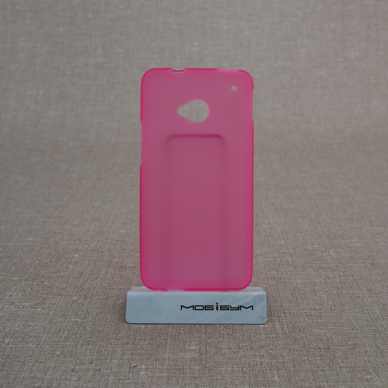 Чохол TPU HTC One / M7 pink, фото 1