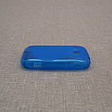 Чехол TPU Duotone HTC Desire C light-blue, фото 3