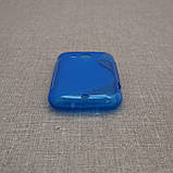 Чехол TPU Duotone HTC Desire C light-blue, фото 2