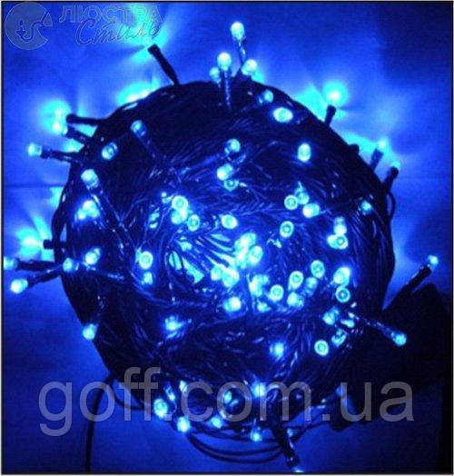 Светодиодная гирлянда 200 LED 14 м чёрный провод - фото 2 - id-p793186448