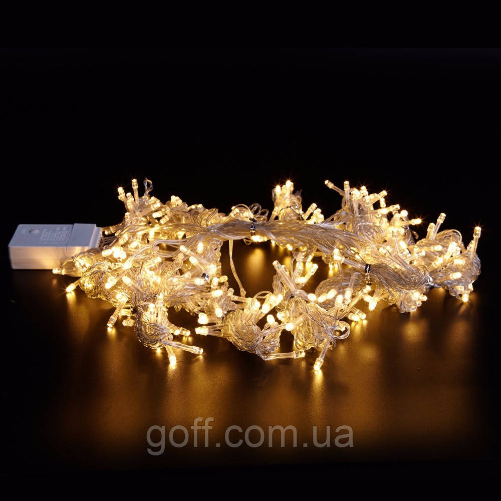 Гірлянда-штора 3x2м 320 LED Теплий білий