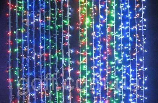 Гірлянда-штора 3x2м 320 LED Мультиколор