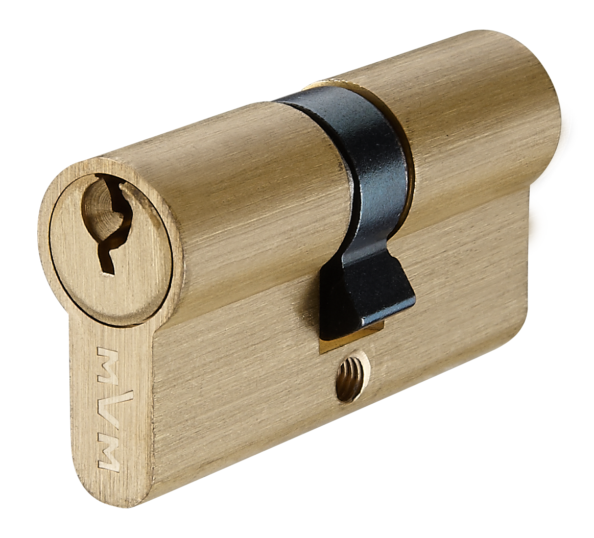 Циліндр англ. ключ, матова латунь MVM Р6Е 30/30 SB, фото 1