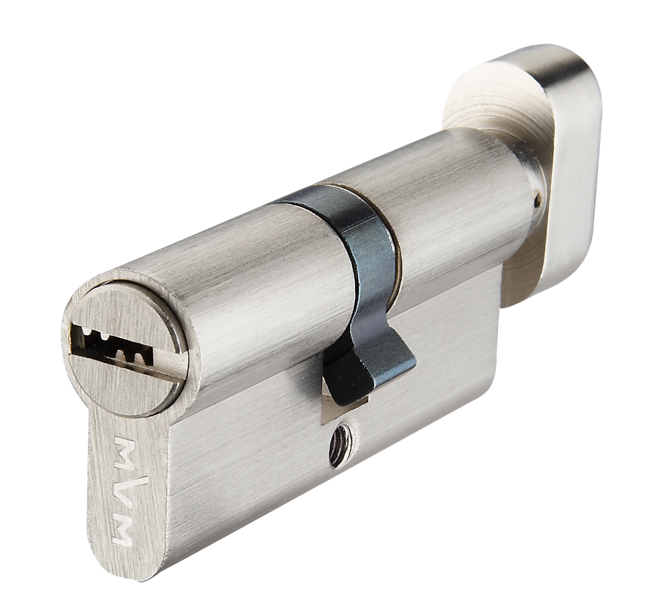 Циліндр перф. ключ, матовий нікель MVM Р6Р 30/30Т SN, фото 1