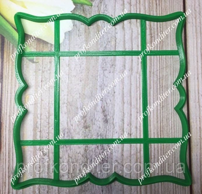 Пластикова вирубка Рамка №17, 7*7см, фото 1