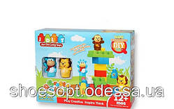 Дитячий конструктор JDLT Лісові тварини 30 великих деталей, від 1 року