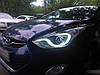 Hyundai Elantra MD передні фари Led тюнінг оптика (під ксенон), фото 8