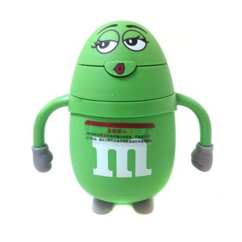 Пляшка для води та напоїв Stenson"M&Ms" R84902, небитка, Зелена