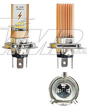 Лампа світлодіодна фари LED H4 (DC 12-85V, 1800 lm, 12/18W) TMMP, фото 4