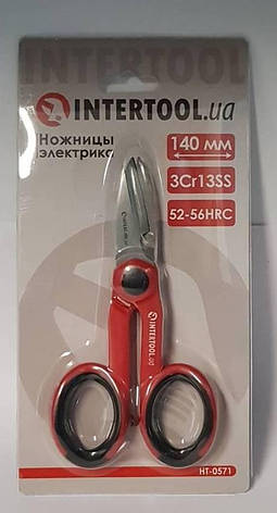 Ножиці електрика 140мм Intertool HT-0571, фото 3