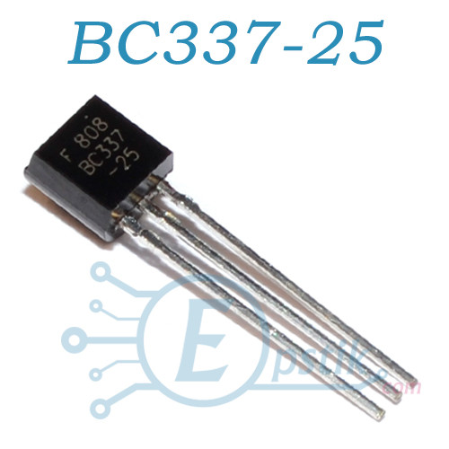 BC337-25, транзистор биполярный, NPN 45В 0.8А 0.6Вт, TO92